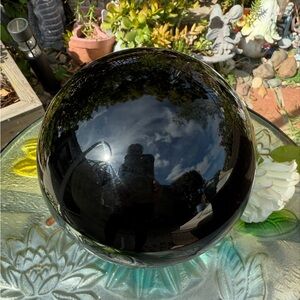 Black Obsidian Sphere 6 inches